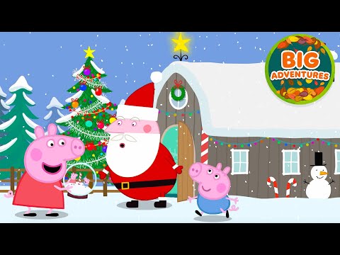 Peppa Pig Visits Santa’s TOY Shop!🎄Christmas Shopping Adventures | Tales Full Episodes | 22 Mins