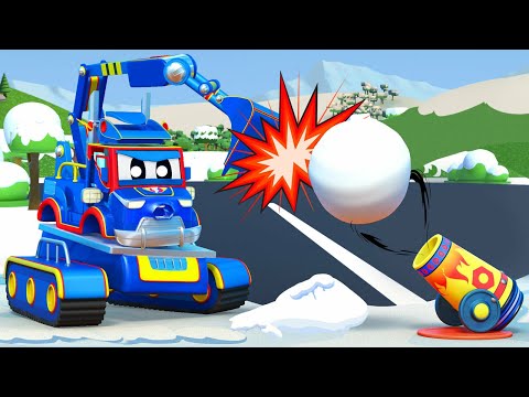 当心雪球 ，超级挖掘机 ！