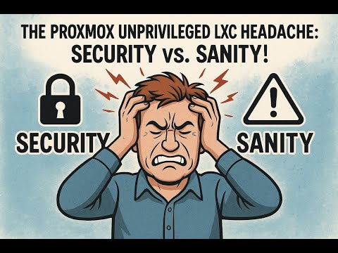 The Proxmox Unprivileged LXC Headache: Security vs. Sanity!
