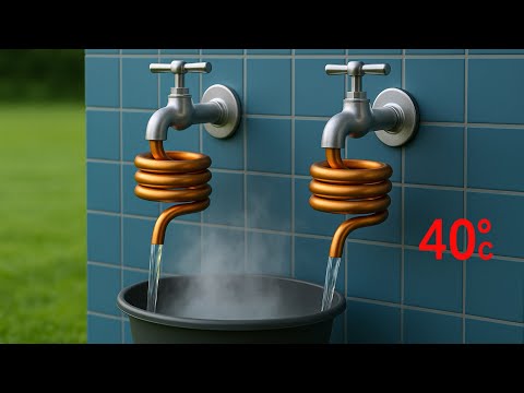 Unlimited Hot Water at Home Without Gas or Electricity, Amazing
