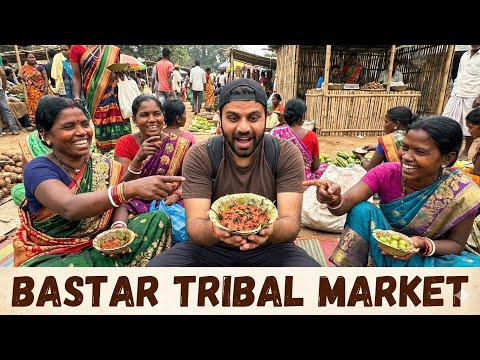 TRIBAL MARKET of Bastar, Chhattisgarh- RED ANT Chutney🐜🐜