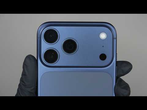 TechUnboxings ASMR: iPhone 17 Pro Max (Deep Blue) Unboxing