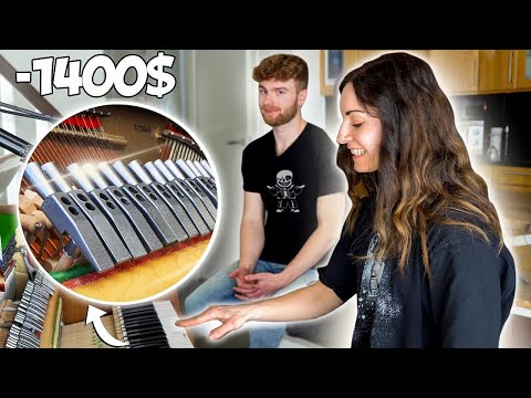 Pro Pianist tries a Piano with REAL Hammers