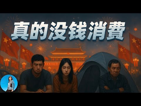 中國十一黃金周，假熱鬧真蕭條！楊蘭蘭奢侈生活再曝光，可憐中國人窮遊住帳篷。｜小翠時政財經 20251009#787