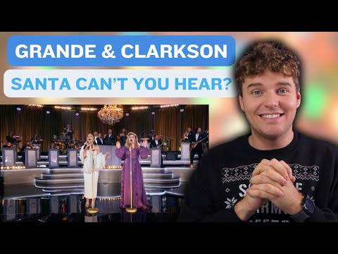 Opera Singer REACTS to "Santa, Can't You Hear Me?" (Ariana Grande and Kelly Clarkson)
