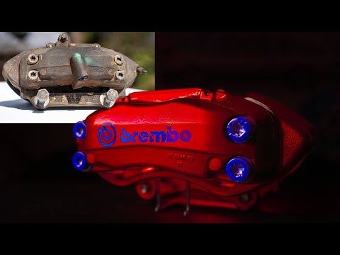 20 Year Old Rusty Brembo Brake Caliper Restoration