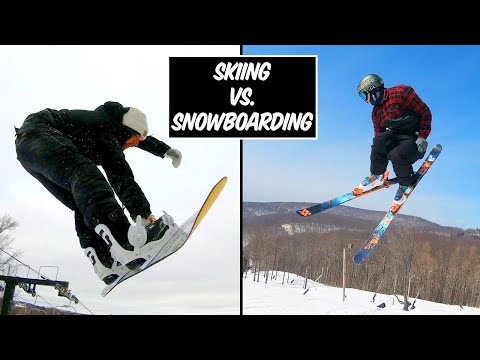 Skiing vs. Snowboarding: A FULL Comparison! Pros and Cons!
