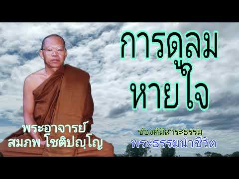 ธรรมะพระอาจารย์ สมภพ โชติปญฺโญ การดูลมหายใจ..