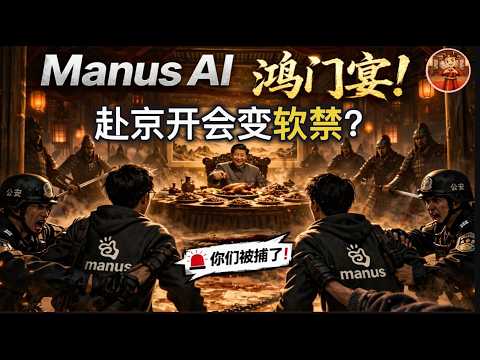 Manus跨境卖身再起风波：创始人听召进京开会变鸿门宴，核心人物流动性被中共锁死｜肖弘｜季逸超 ｜Manus AI ｜尉迟大官人