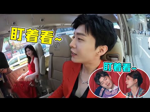 谁还没嗑到范丞丞白鹿，他把自己外套给她穿诶，你以为他只会搞笑啊#范丞丞#白鹿