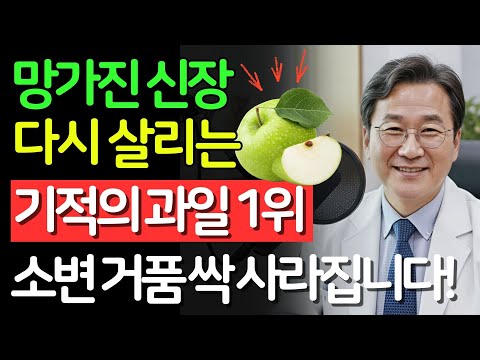신장 건강을 되찾는 기적의 과일 TOP3! 소변 거품이 완전히 사라지고 신장이 활력을 되찾습니다! | 신장 | 신장건강 | 노후건강 | 건강 팁