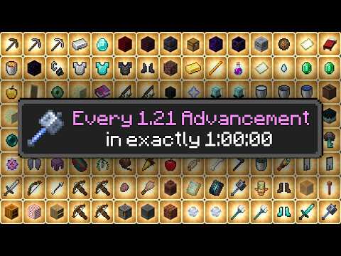 TASing Every Single Advancement - Minecraft 1.21
