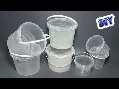 3 ИДЕИ ИЗ ПЛАСТИКОВЫХ ВЕДЕР💥КОРЗИНА ОРГАНАЙЗЕР СВОИМИ РУКАМИ💠ИДЕИ ИЗ ДЖУТА.Creative ideas