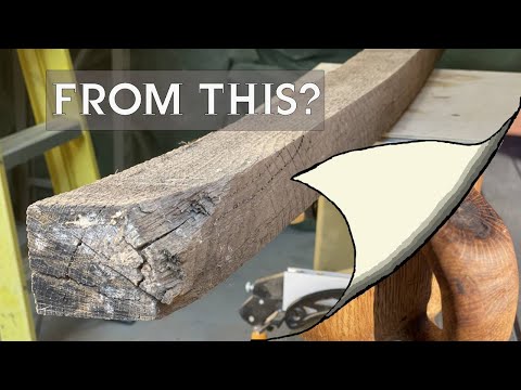 Can an Old, Forgotten Beam Become a Coffee Mug? (Epoxy Pour)