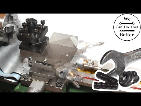 Mini Lathe compound angle adjustment modification