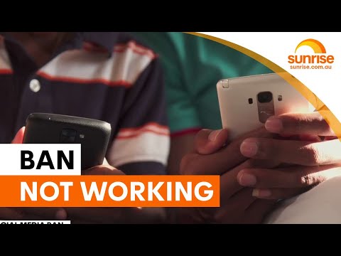 Social media ban for under-16s shows limited impact | Sunrise