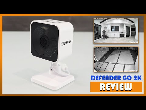 Defender GO 2K AI Indoor/Outdoor WiFi Security Camera Unboxing & Review