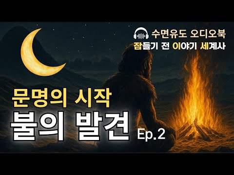 바로 잠들어요! 이야기로 듣는 불의 발견이 바꾼 인류의 운명 | 중간광고X | 잠들기전 이야기 세계사 | 수면 오디오북