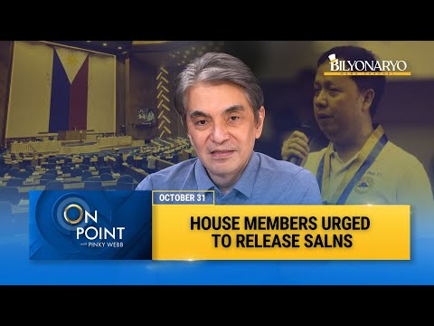 On Point: Rep. Toby Tiangco Calls on House Members to Release SALNs
