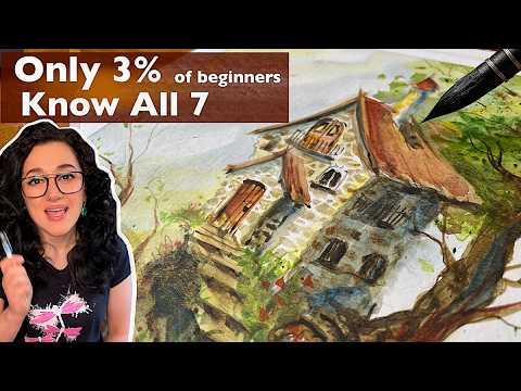 ▶︎7 Techniques Professionals Use To Mix Watercolour - art for beginners- Lightwish 24 color review