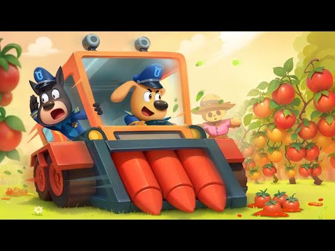Police at the Farm | Safety Tips | Play Safe | Cartoons for Kids | Sheriff Labrador