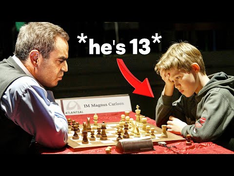 When Baby Magnus Carlsen Challenged Garry Kasparov