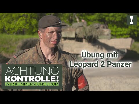 Scharfe Munition mit dem Leopard 2! Übung im PANZER! | Achtung Kontrolle