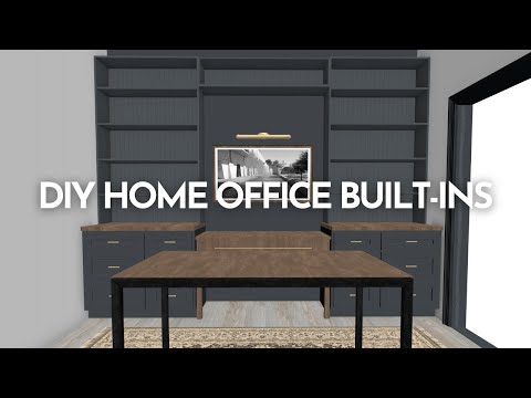 DIY Home Office Built-ins [part 1]