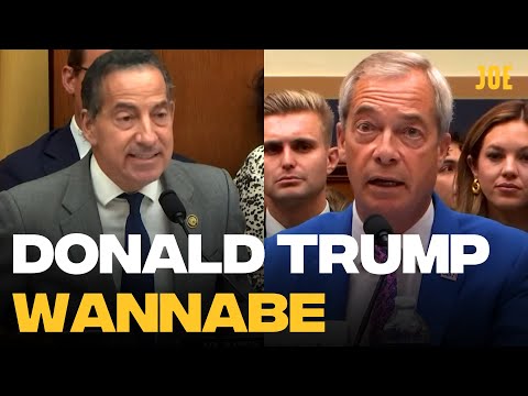 Nigel Farage absolutely destroyed by Democrat Congressman in Committee Hearing