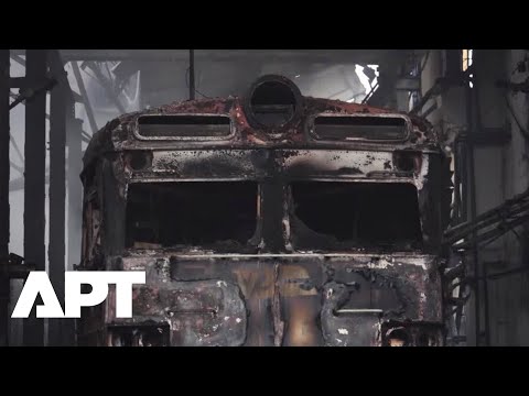 Russia Strikes Ukraine's Railway Hub: Drone & Missile Attack Destroys Kyiv Depot | APT