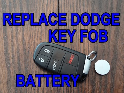 How to replace a dodge key fob battery