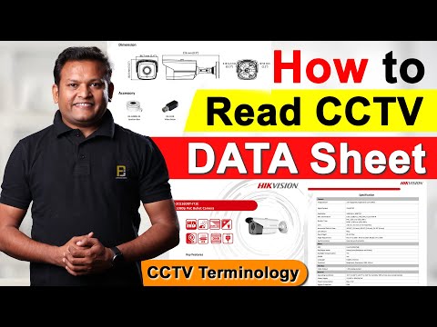 How to Read CCTV Data Sheet in Detail & Every Features | Complete Information About CCTV Terminology
