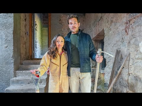 STARTING TO BUILD NATURAL STONE STAIRS AND MAKING A MAJOR CHANGE TO OUR LAYOUT.