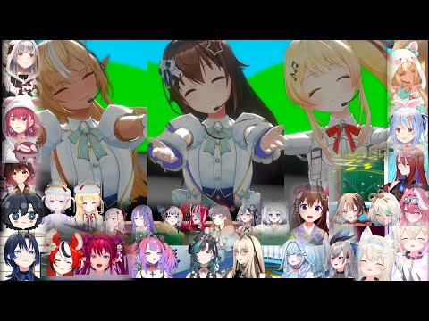 홀로 카운트다운 라이브 메스머라이저(メズマライザー) 멤버 반응 모음 [홀로라이브 / 토키노 소라, 시라누이 후레아, 오토노세 카나데]