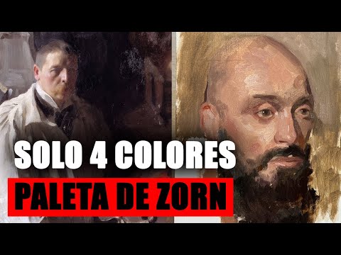 Zorn's palette and a portrait alla Prima || Painting with 4 colors