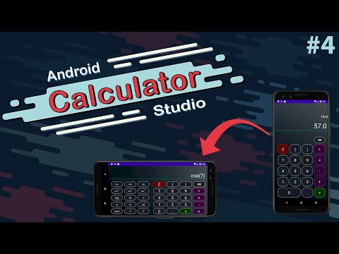 How to make a scientific calculator in Android Studio 2021 | Part 4