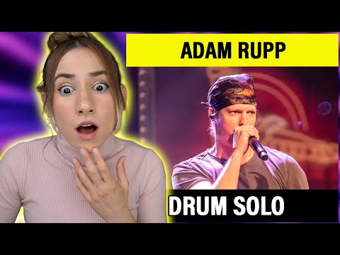 How Does One Person Do ALL THIS?! 😳 | Adam Rupp - Beatbox Drum Solo | Singer Reacts