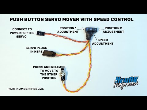 Push Button Servo Mover with Speed Control for Cosplay