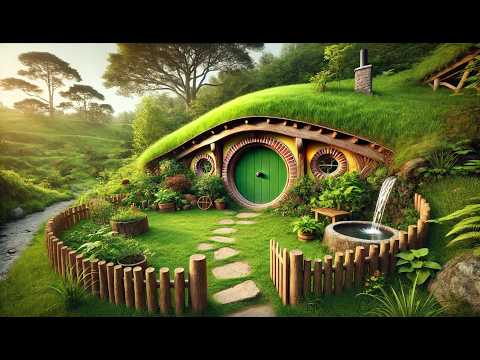 30 Days bushcraft of Building a Hobbit House – An Exciting Life in the Wild