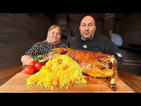 Authentic Caucasian Dinner: Lamb with Oven-Baked Rice