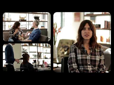Alexa Chung visits George Northwood's new London Salon