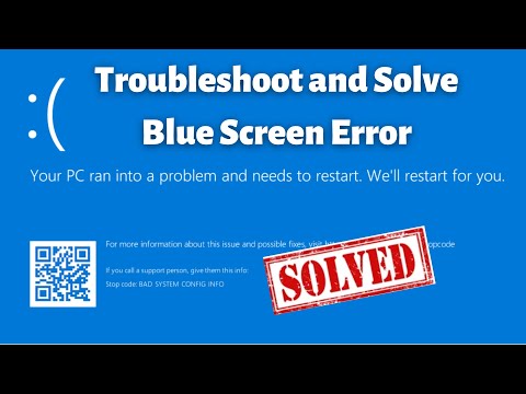 Your device ran into a problem and needs to restart - Windows 10/11/8 | Blue Screen Error- Fix