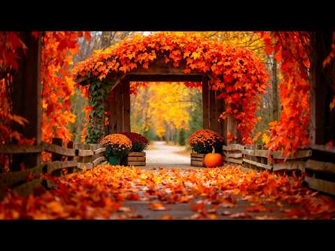 Beautiful Autumn Day 🍁 Soothing Autumn Music For Stress & Anxiety Relief, Calm Nervous, Relaxation