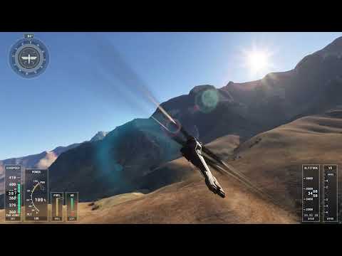 Microsoft Flight Simulator Dune Expansion - Royal Atreides Ornithopter Grand Canyon Flight