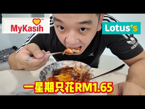一星期只花 RM1.65 ! （MyKasih RM100 生活小挑战）- VLOG