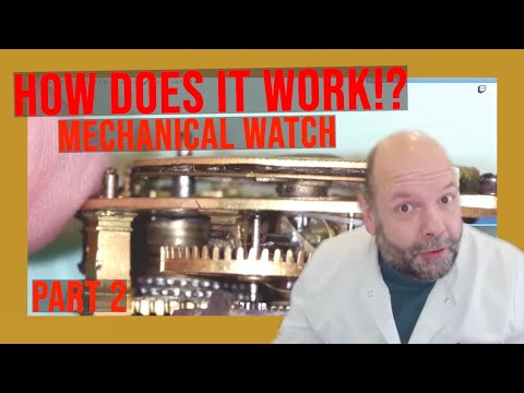 How a mechanical watch works, basic theory of Horology Part 2of2