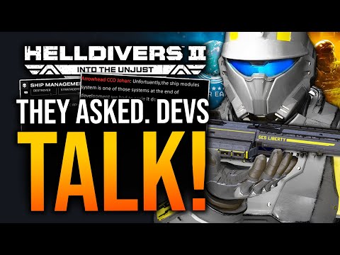 Helldivers 2 Devs on Ship Upgrade, Cryo Weapons & Level Cap!