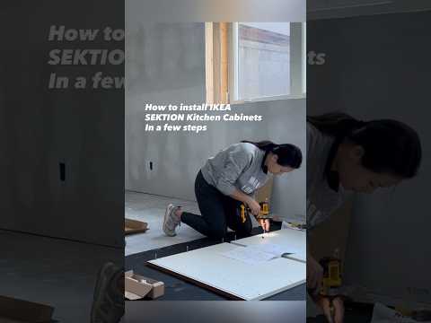 Guess how long it took to put together one cabinet box 😉 #homerenovation #ikeahack #kitchenremodel