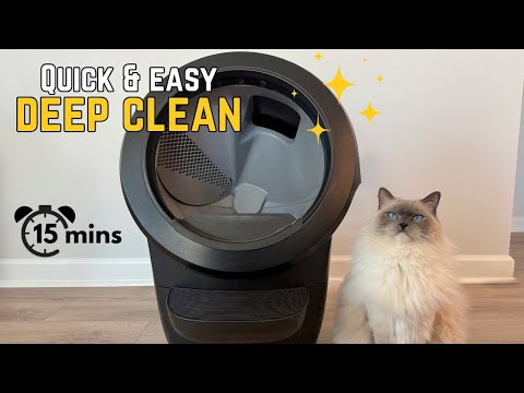 How to Deep Clean the Litter Robot 4 in UNDER 15 Minutes