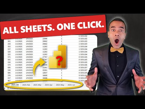 How to Import All Sheets from Excel into Power BI (No Hardcoding!)